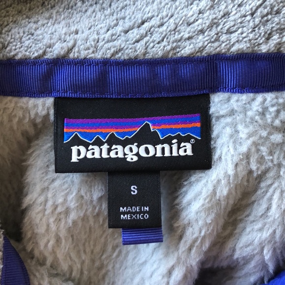 π«SOLDπ« patagonia retool snap t gray fleece pullover size small NWOT - Picture 8 of 9